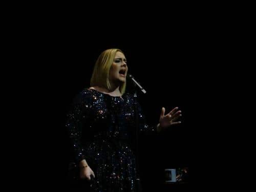 Adele busca desesperadamente al Dr. Simi en concierto en Alemania