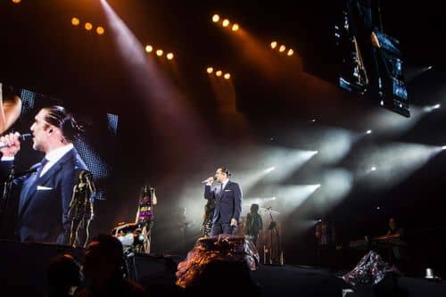 Alejandro Fernández y Álex Fernández se unen en el Palenque Pachuca para un inolvidable concierto