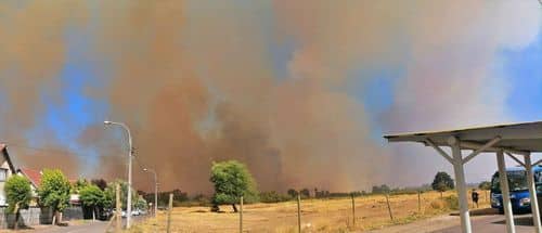 Controlado el incendio en Rafelguaraf y los vecinos vuelven a casa