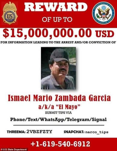 Detenidos "El Mayo" Zambada e hijo del "Chapo" Guzmán en Texas