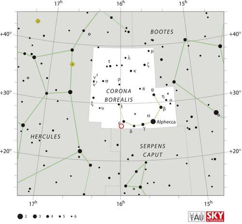 Explosión estelar visible desde la Tierra en 2024