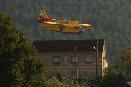 Incendio forestal en Almadén (Ciudad Real) controlado y extinguido