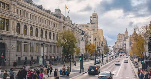 Madrid sufre fuertes tormentas con granizo y caída de árboles