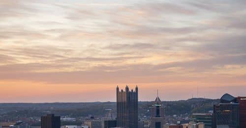 An Aerial Shot of the City of Pittsburgh