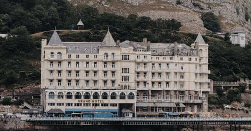 Grand Hotel on Sea Shore in Llandudno