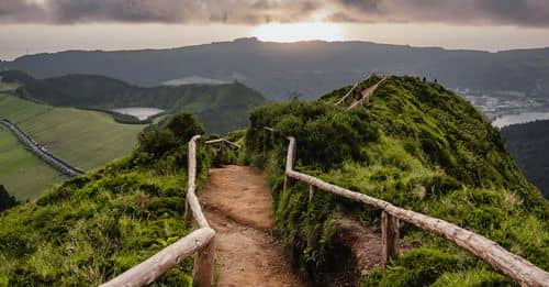 Path Along the Ridge of the Mountain