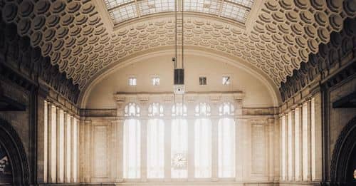 In the central station Leipzig