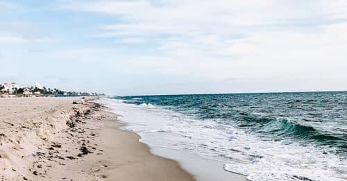 Ocean Under Cloudy Sky