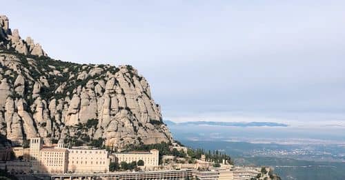 Scenic View of Buildings on the Mountain