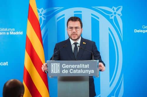 "Por responsabilidad": Pere Aragonès dimite como president de la Generalitat catalana