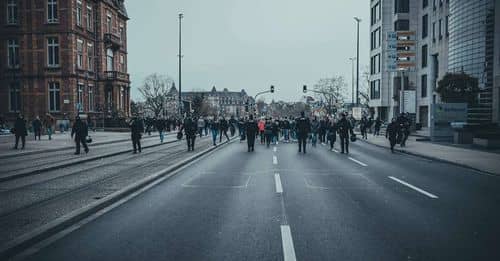 Protestas en la 9 de Julio: Tránsito interrumpido y operativos policiales