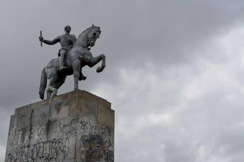 Repudio por vandalismo contra estatua de Sebastián de Belalcázar en Cali, Colombia