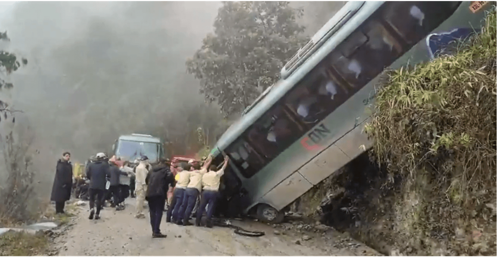 Accidente machu pichu