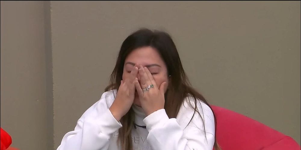 Mariana Echeveverría llorando Casa de los Famosos