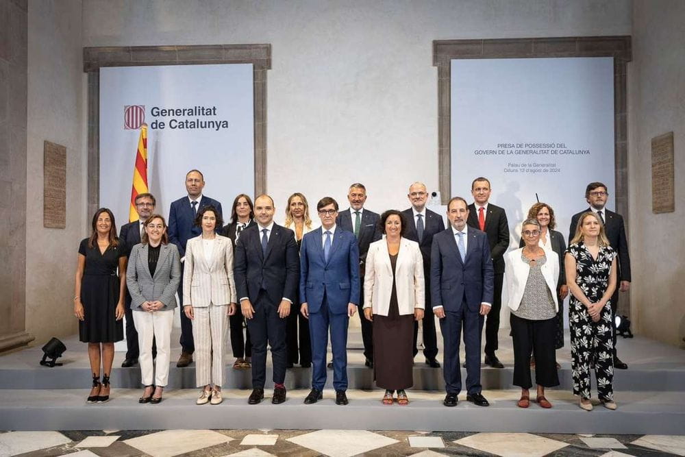 El Govern de Illa celebra su primera reunión tras la toma de posesión de los consejeros