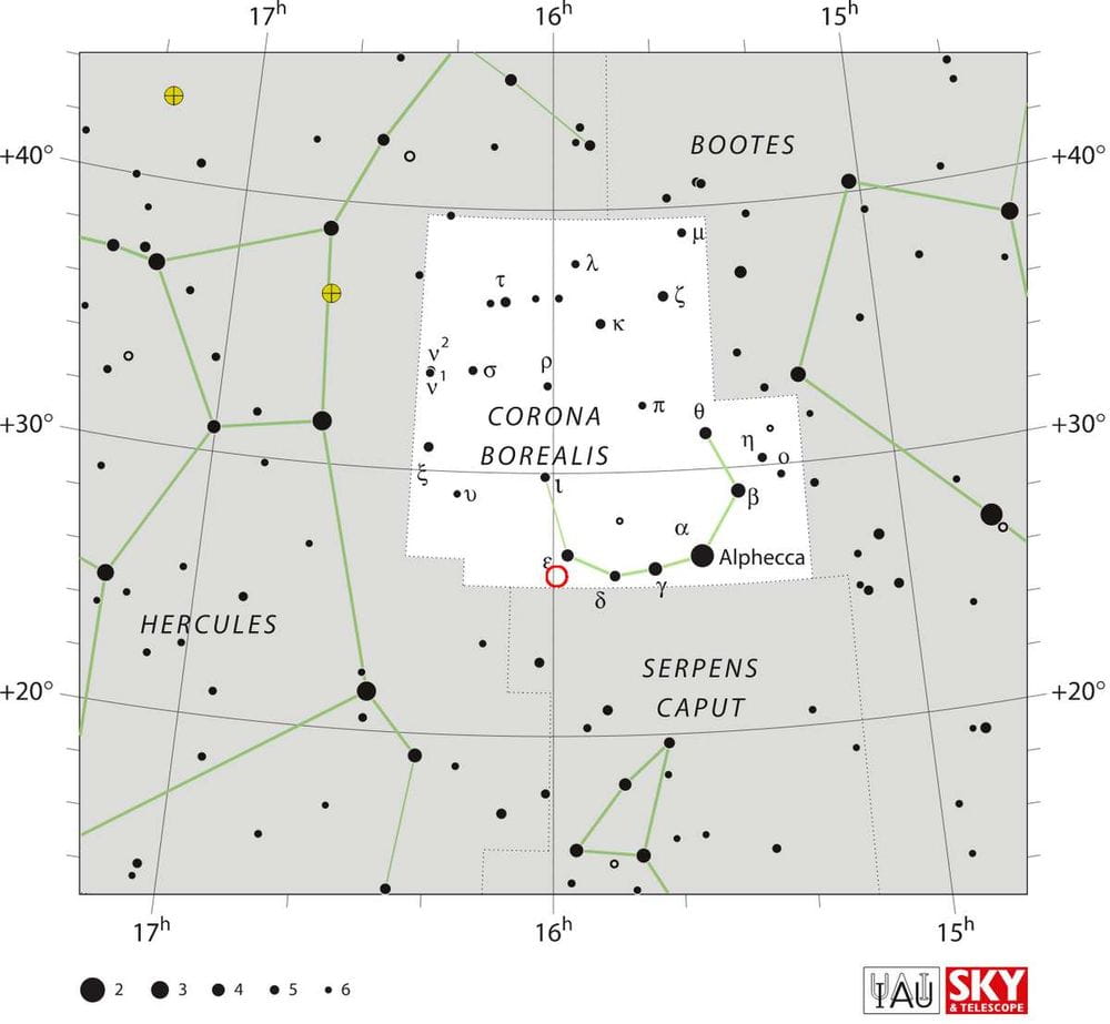 Explosión estelar visible desde la Tierra en 2024