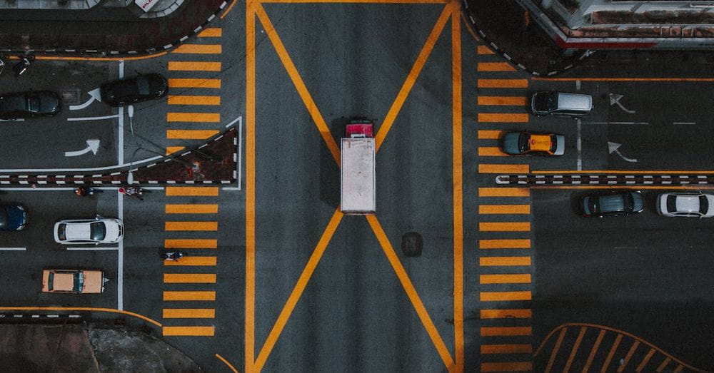 Aerial Photography of Cars on the Road