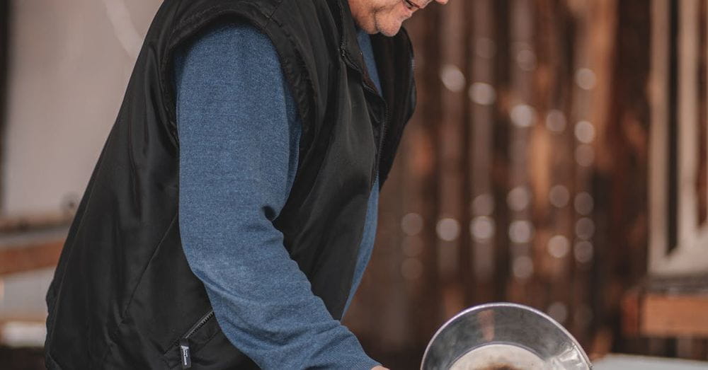 Man Preparing Sweet Snacks