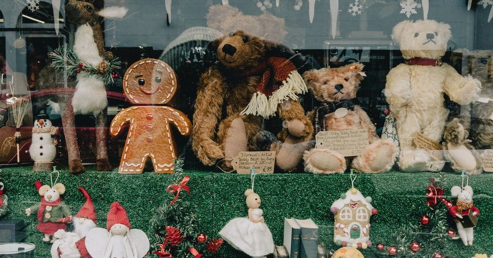 Free stock photo of christmas, shop window