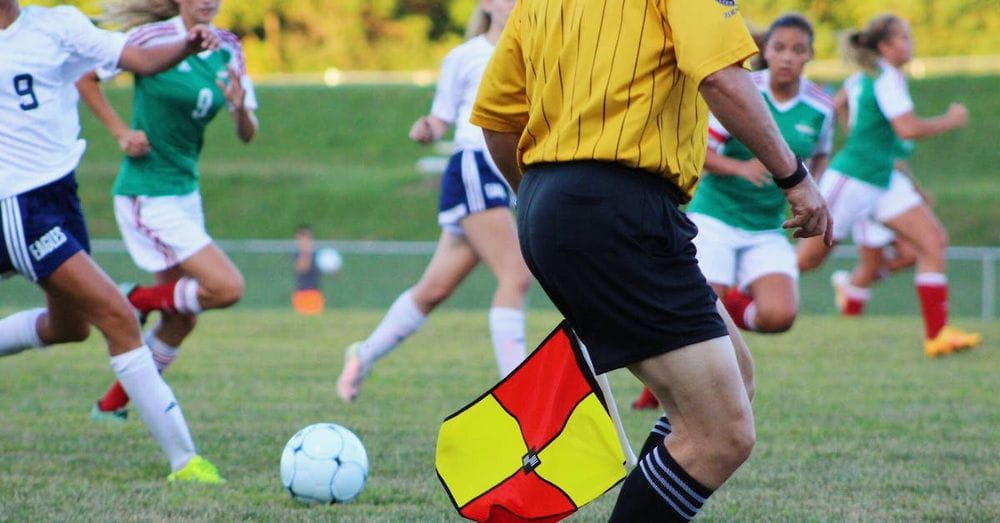 Woman Athletes Playing Soccer